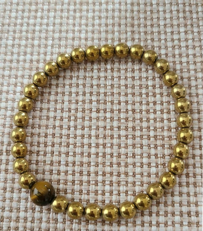 Tiger Eye Lava Stone